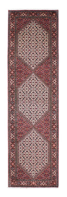 Tapis de couloir Tapis persan - Bidjar - 305 x 84 cm - beige