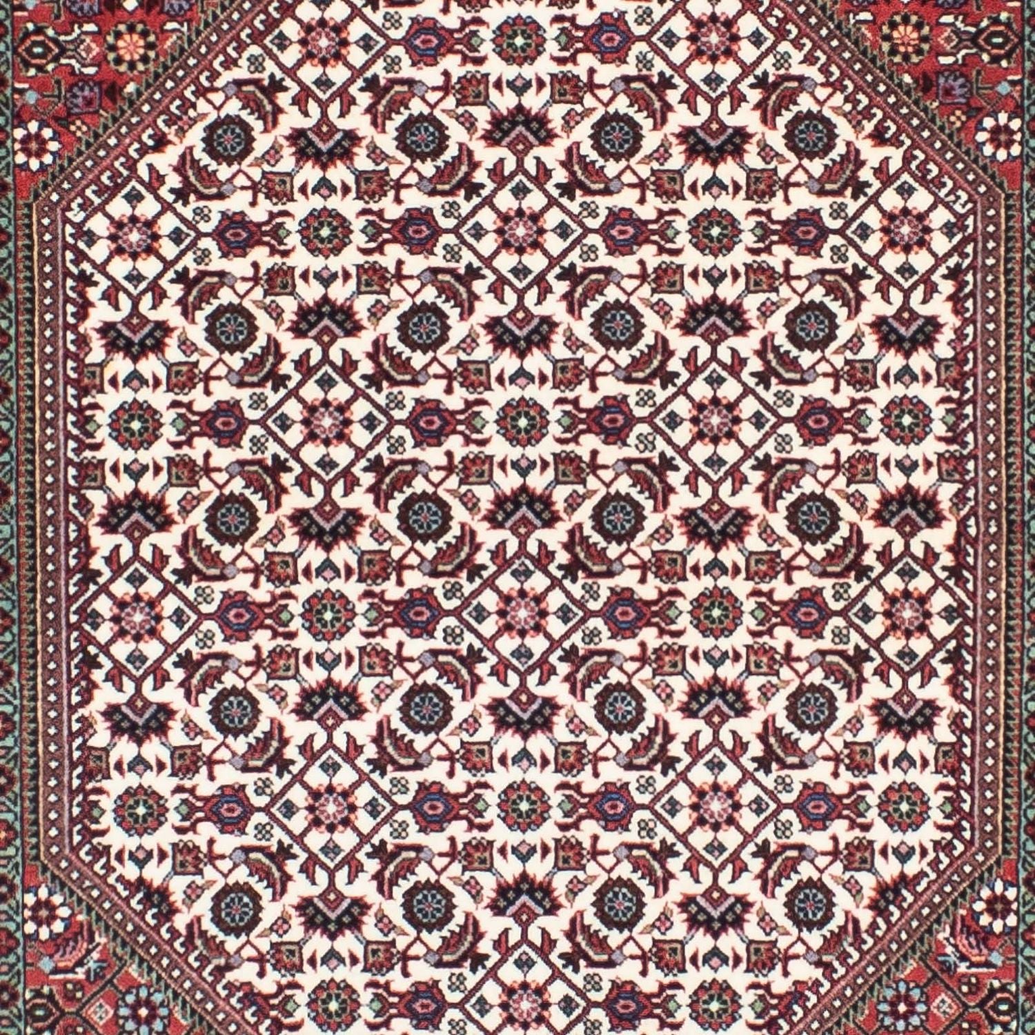 Tapis de couloir Tapis persan - Bidjar - 305 x 84 cm - beige