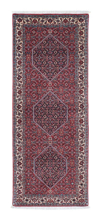 Tapis de couloir Tapis persan - Bidjar - 196 x 72 cm - rouge
