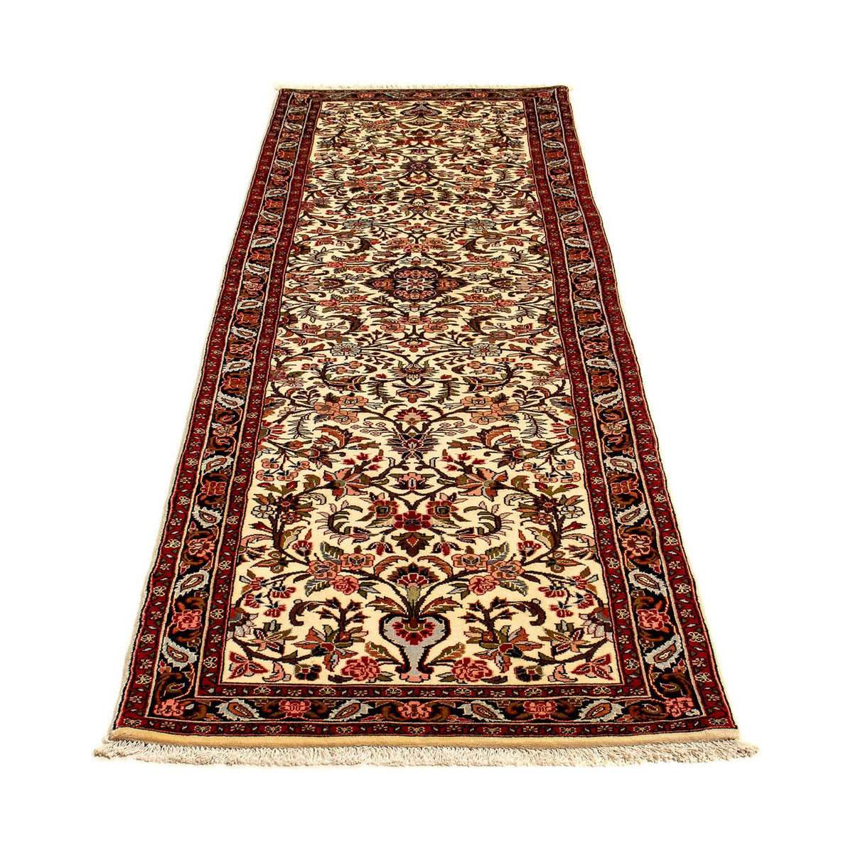 Tapis de couloir Tapis persan - Bidjar - 290 x 78 cm - beige