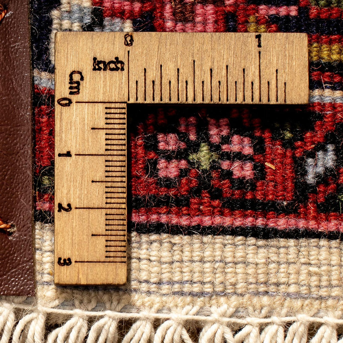 Tapis de couloir Tapis persan - Bidjar - 290 x 78 cm - beige