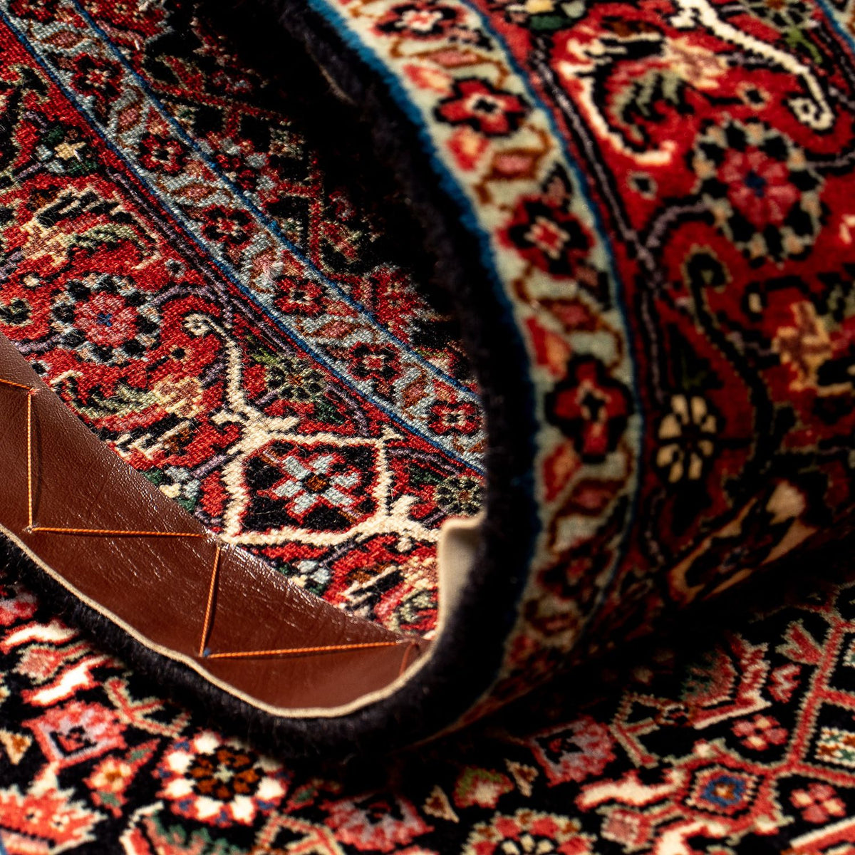 Tapis de couloir Tapis persan - Bidjar - 283 x 80 cm - multicolore