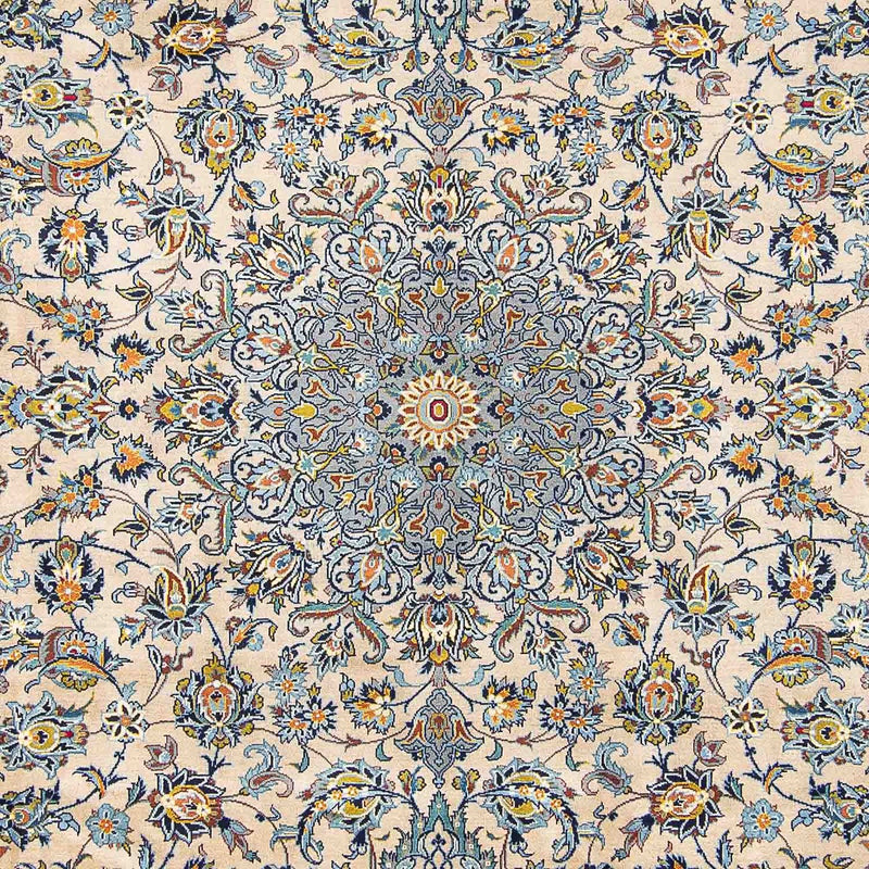 Tapis persan - Keshan - 398 x 303 cm - beige