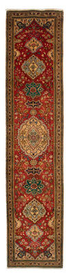 Tapis de couloir Tapis persan - Tabriz - Royal - 365 x 78 cm - rouge