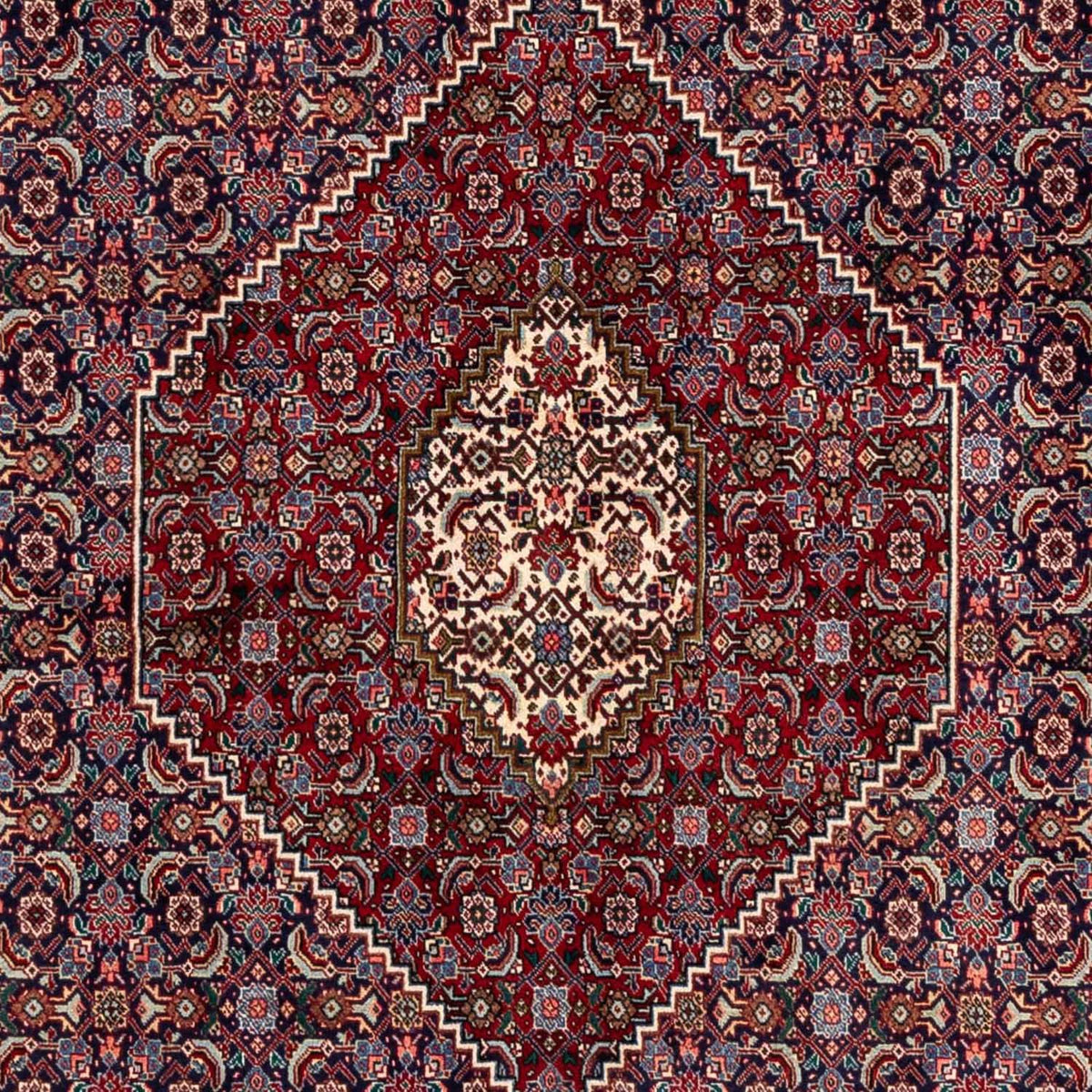 Tapis persan - Tabriz - Royal - 298 x 202 cm - rouge foncé