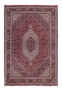 Tapis persan - Bidjar - 202 x 132 cm - rouge clair