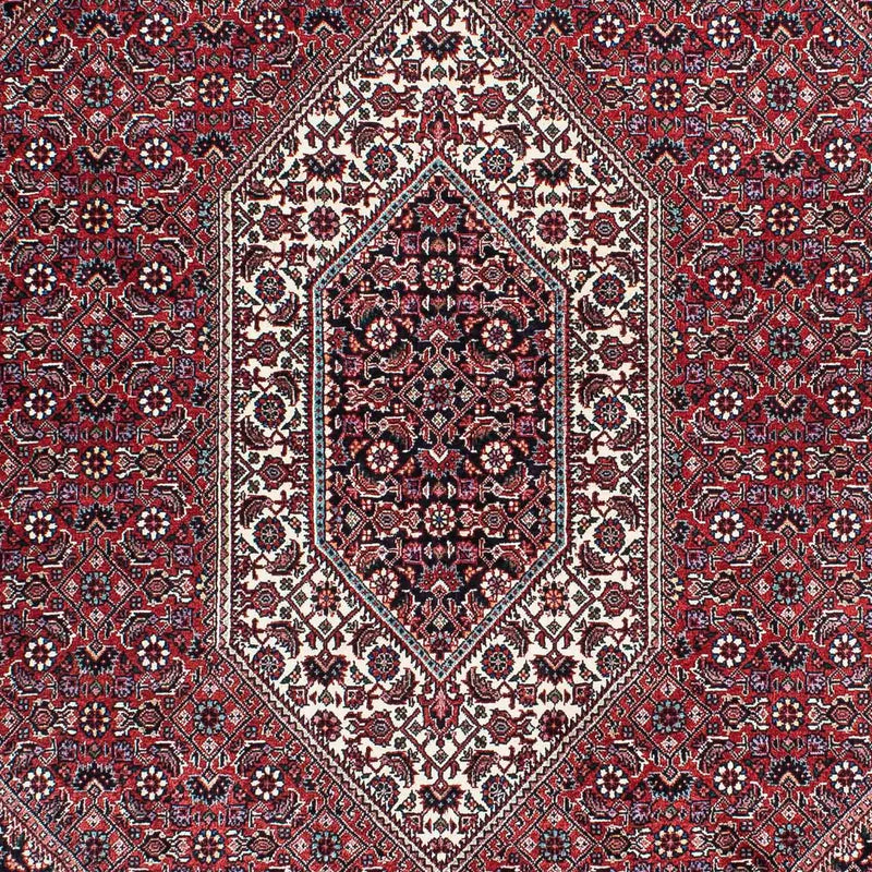 Tapis persan - Bidjar - 202 x 132 cm - rouge clair