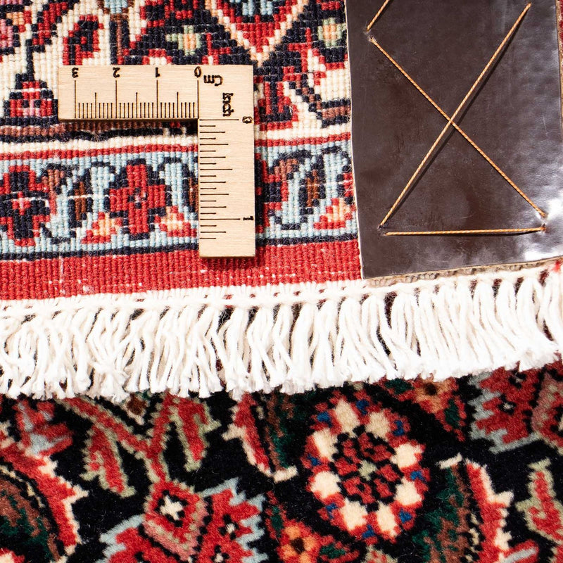 Tapis de couloir Tapis persan - Bidjar - 211 x 71 cm - rouge foncé