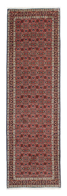 Tapis de couloir Tapis persan - Bidjar - 291 x 84 cm - rouge foncé