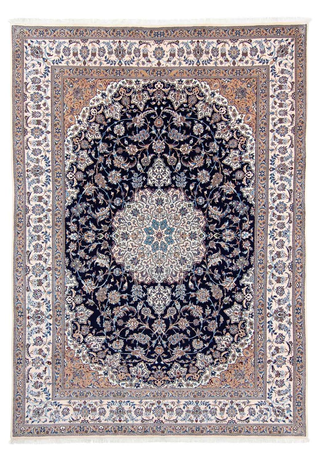 Tapis persan - Nain - Premium - 346 x 246 cm - beige