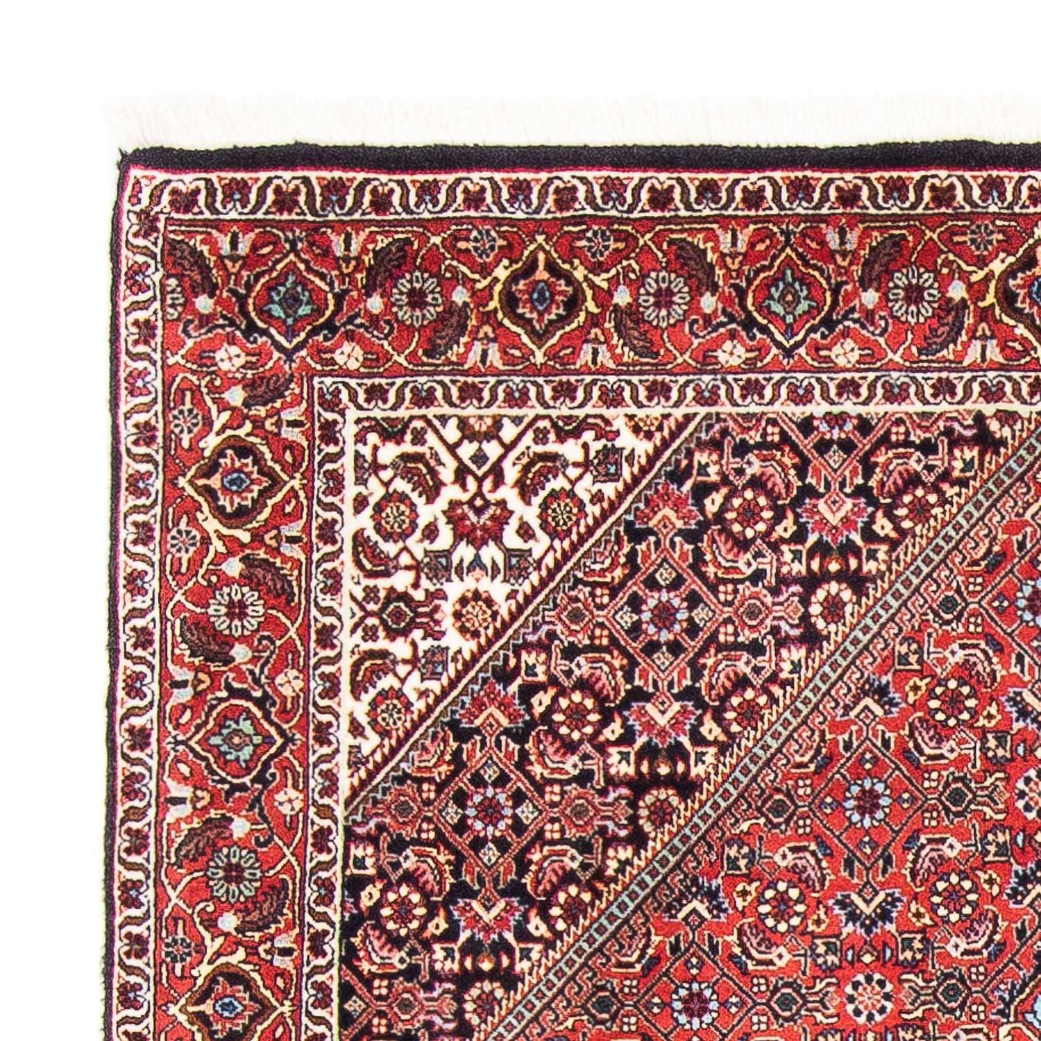 Tapis persan - Bidjar - 179 x 111 cm - rouge clair