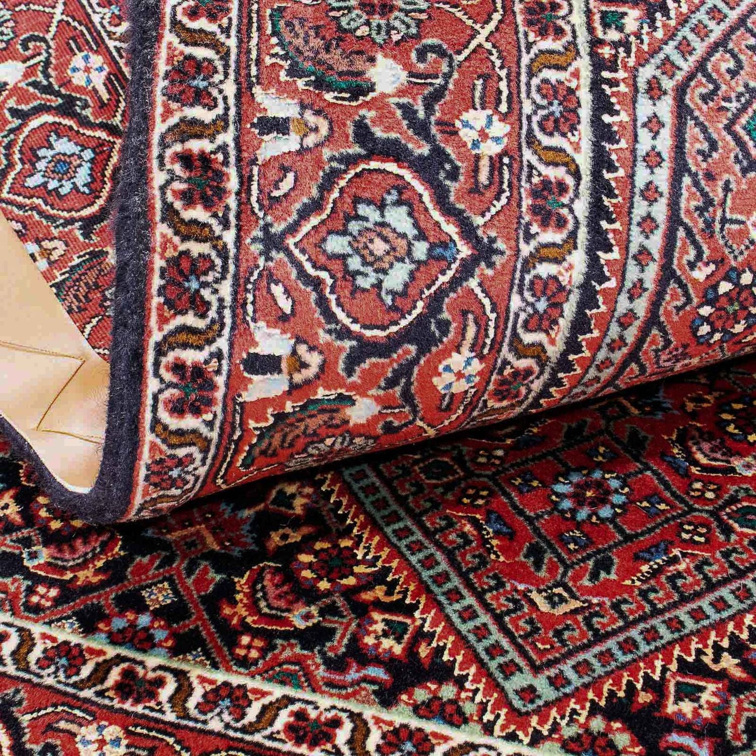 Tapis persan - Bidjar - 179 x 111 cm - rouge clair