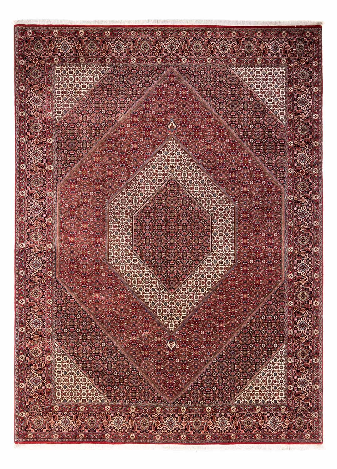 Tapis persan - Bidjar - 352 x 254 cm - rouge
