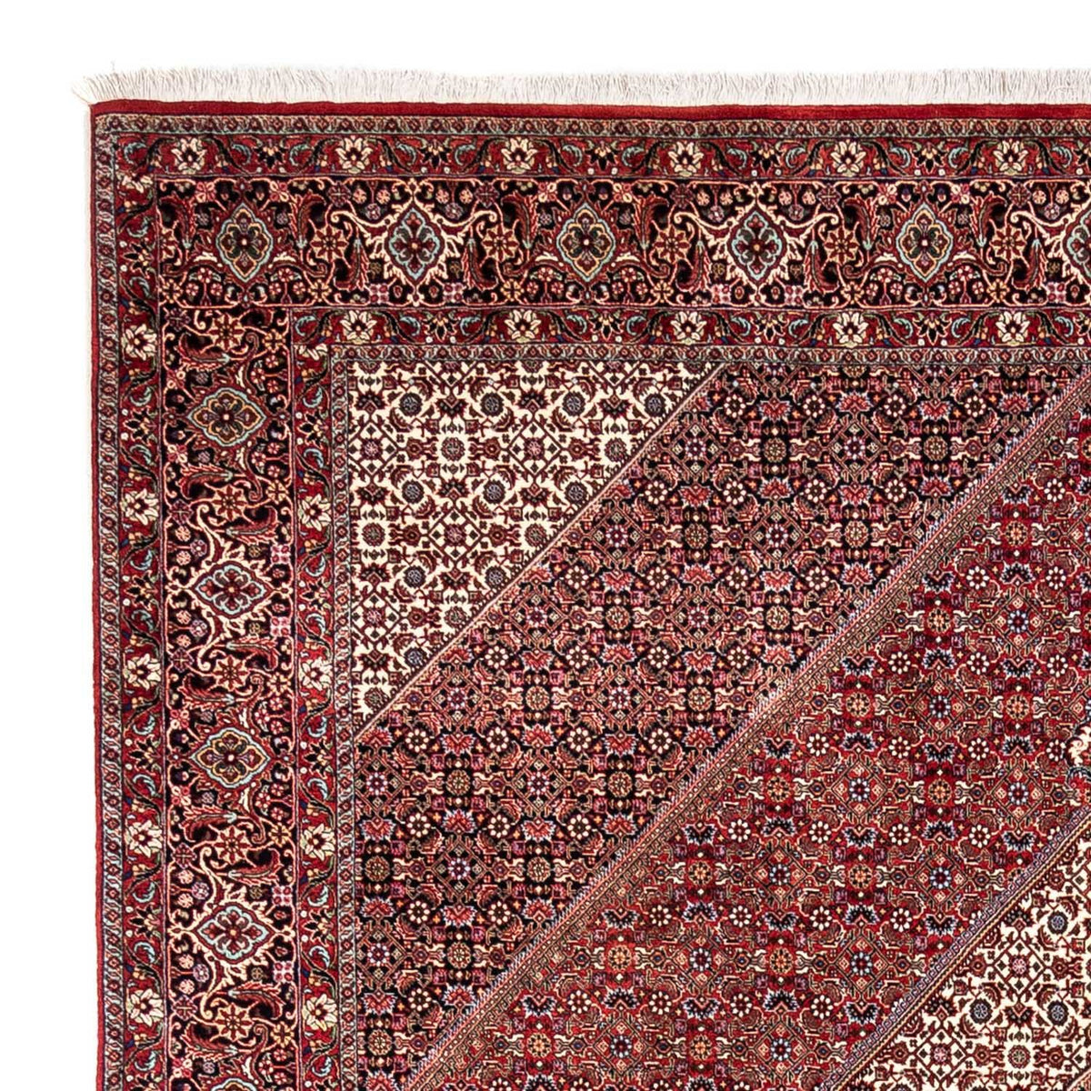 Tapis persan - Bidjar - 352 x 254 cm - rouge