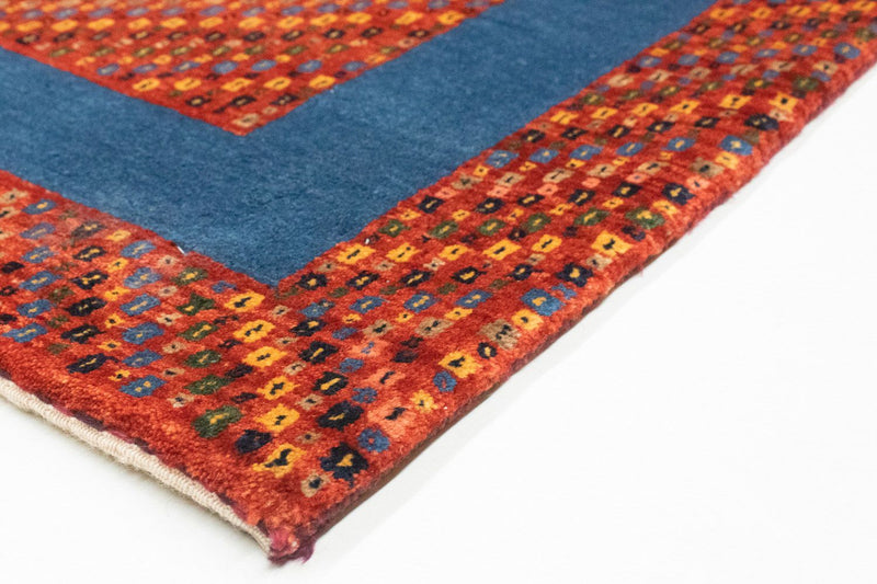 Tapis Gabbeh - Loribaft Persan - 157 x 104 cm - rouge