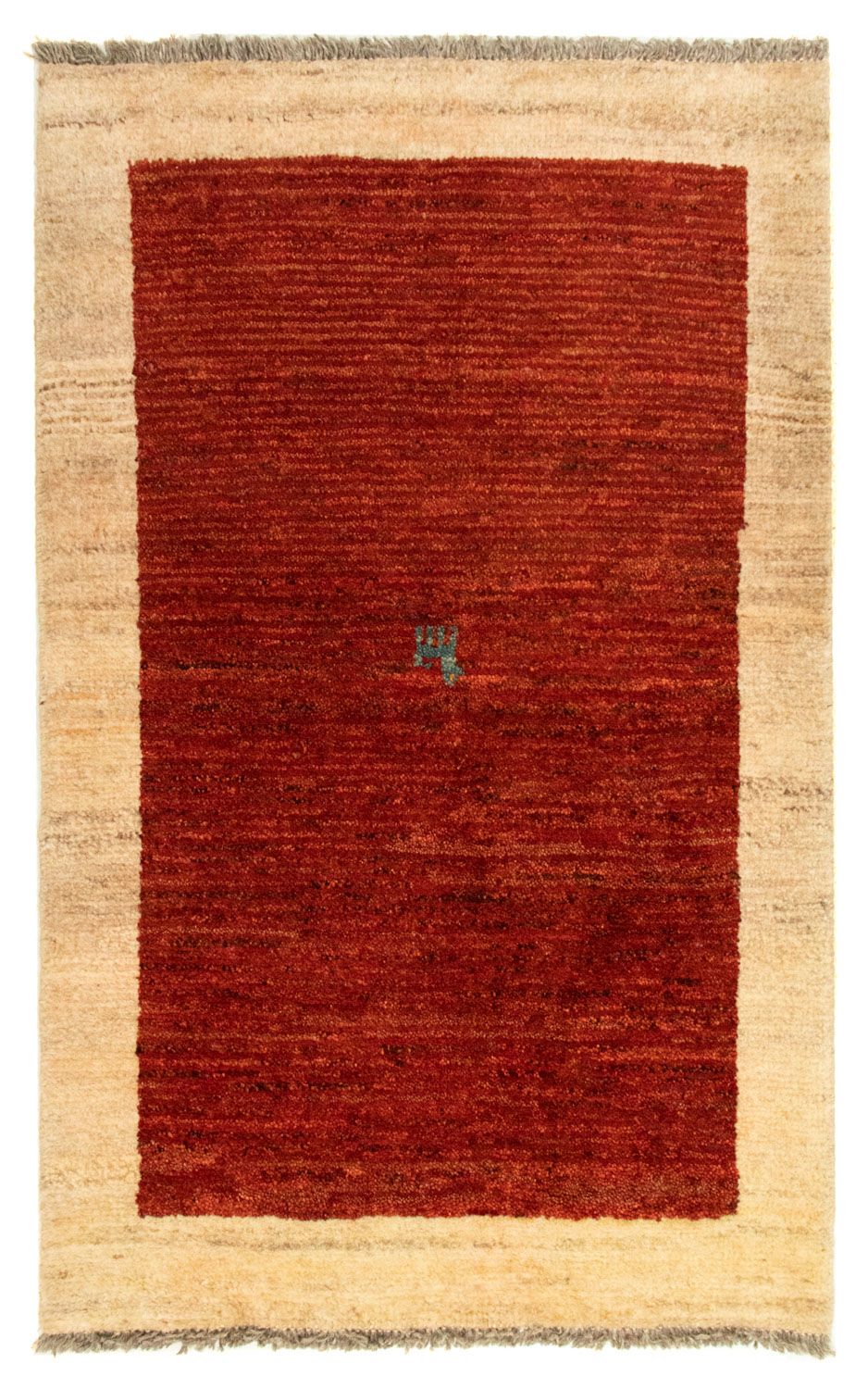 Tapis Gabbeh - Persan - 127 x 79 cm - rouge
