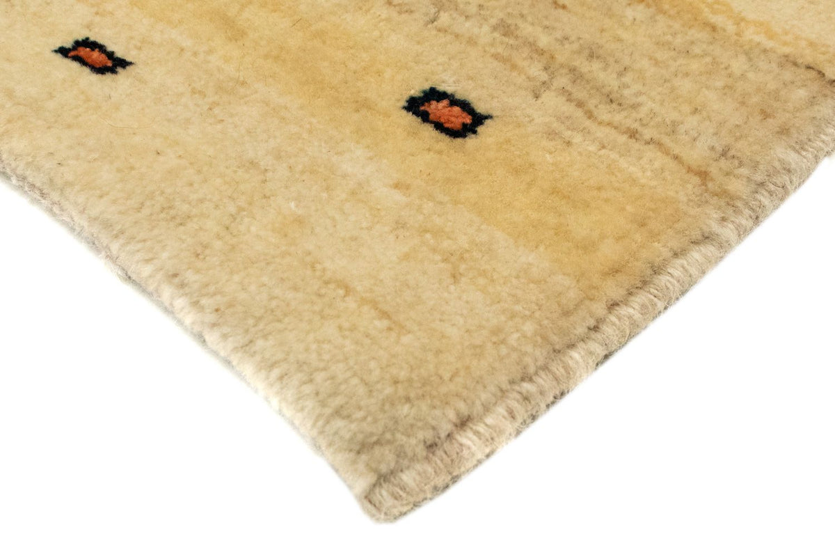 Tapis Gabbeh - Persan carré  - 102 x 100 cm - beige