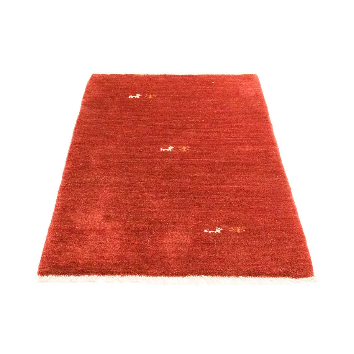 Tapis Gabbeh - Persan - 128 x 82 cm - rouge