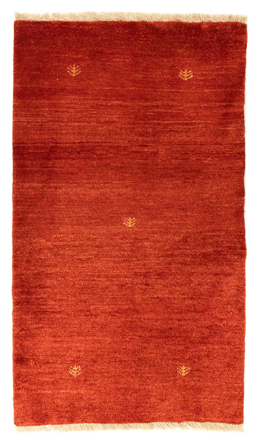 Tapis Gabbeh - Persan - 133 x 76 cm - rouge