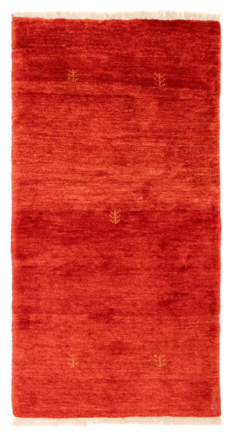 Tapis Gabbeh - Persan - 138 x 67 cm - rouge