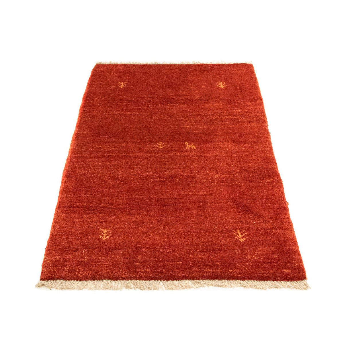 Tapis Gabbeh - Persan - 135 x 74 cm - rouge