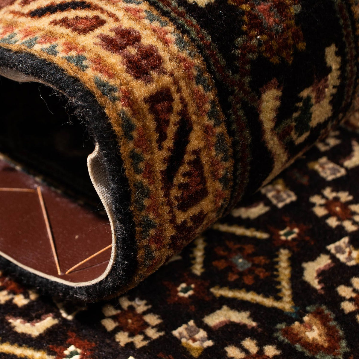 Tapis de couloir Tapis persan - Tabriz - 292 x 68 cm - multicolore