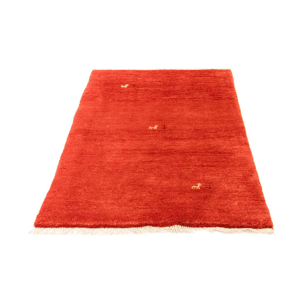 Tapis Gabbeh - Persan - 131 x 86 cm - rouge
