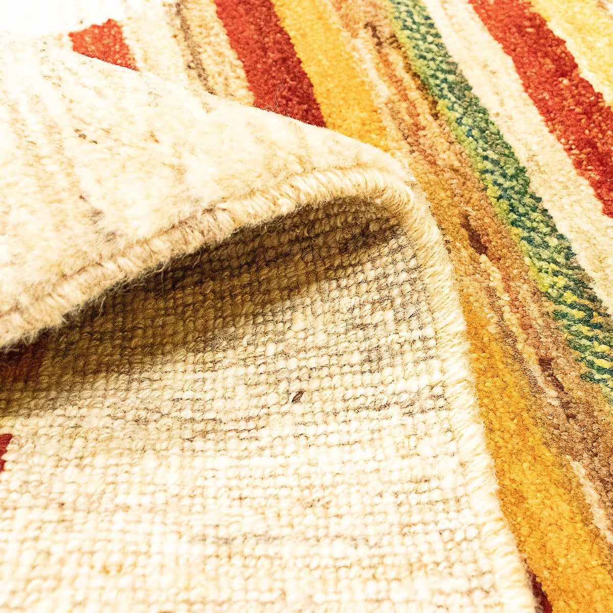 Tapis Gabbeh - Persan - 137 x 74 cm - beige