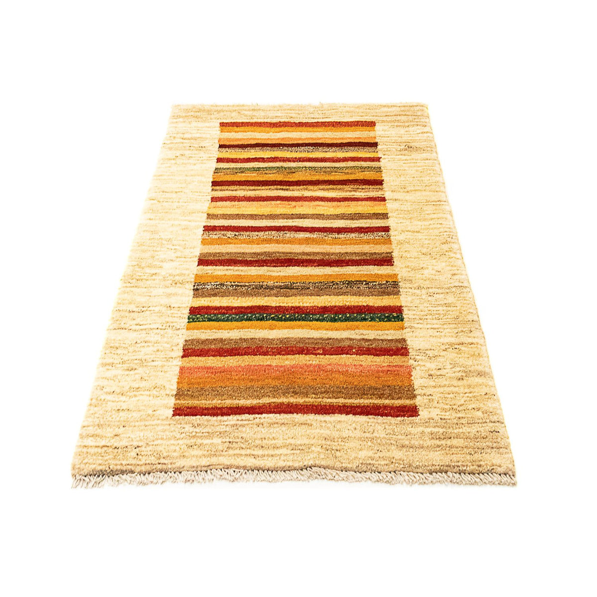 Tapis Gabbeh - Persan - 137 x 74 cm - beige