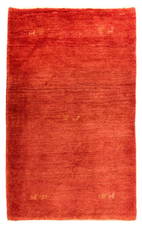 Tapis Gabbeh - Loribaft Persan - 130 x 81 cm - rouge