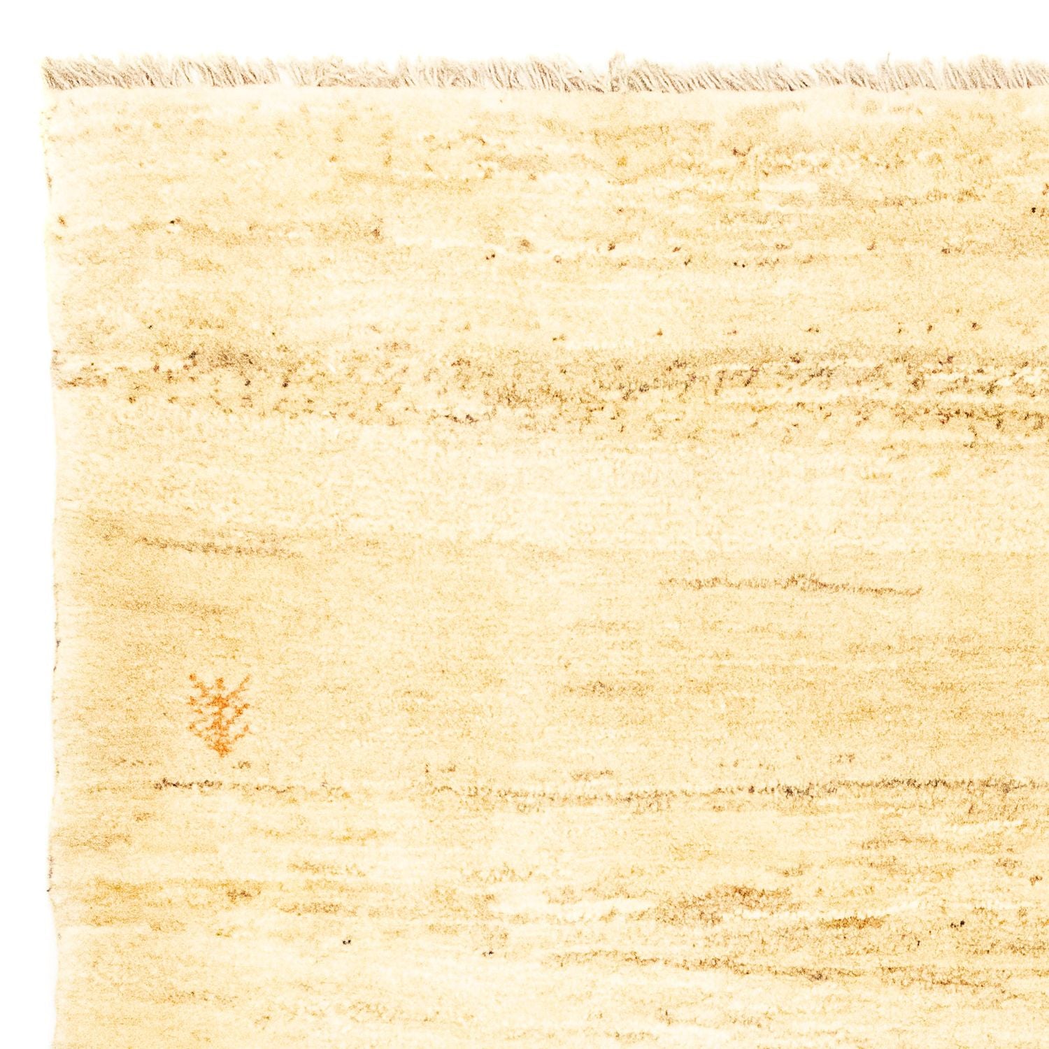 Tapis Gabbeh - Persan - 130 x 87 cm - beige