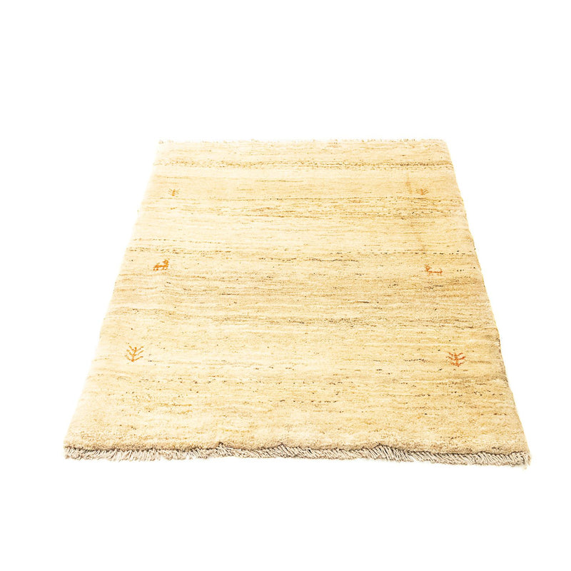 Tapis Gabbeh - Persan - 130 x 87 cm - beige