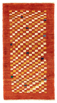 Tapis Gabbeh - Persan - 140 x 72 cm - rouille