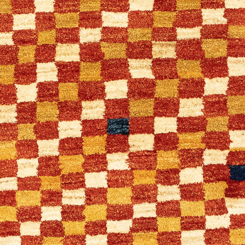 Tapis Gabbeh - Persan - 140 x 72 cm - rouille