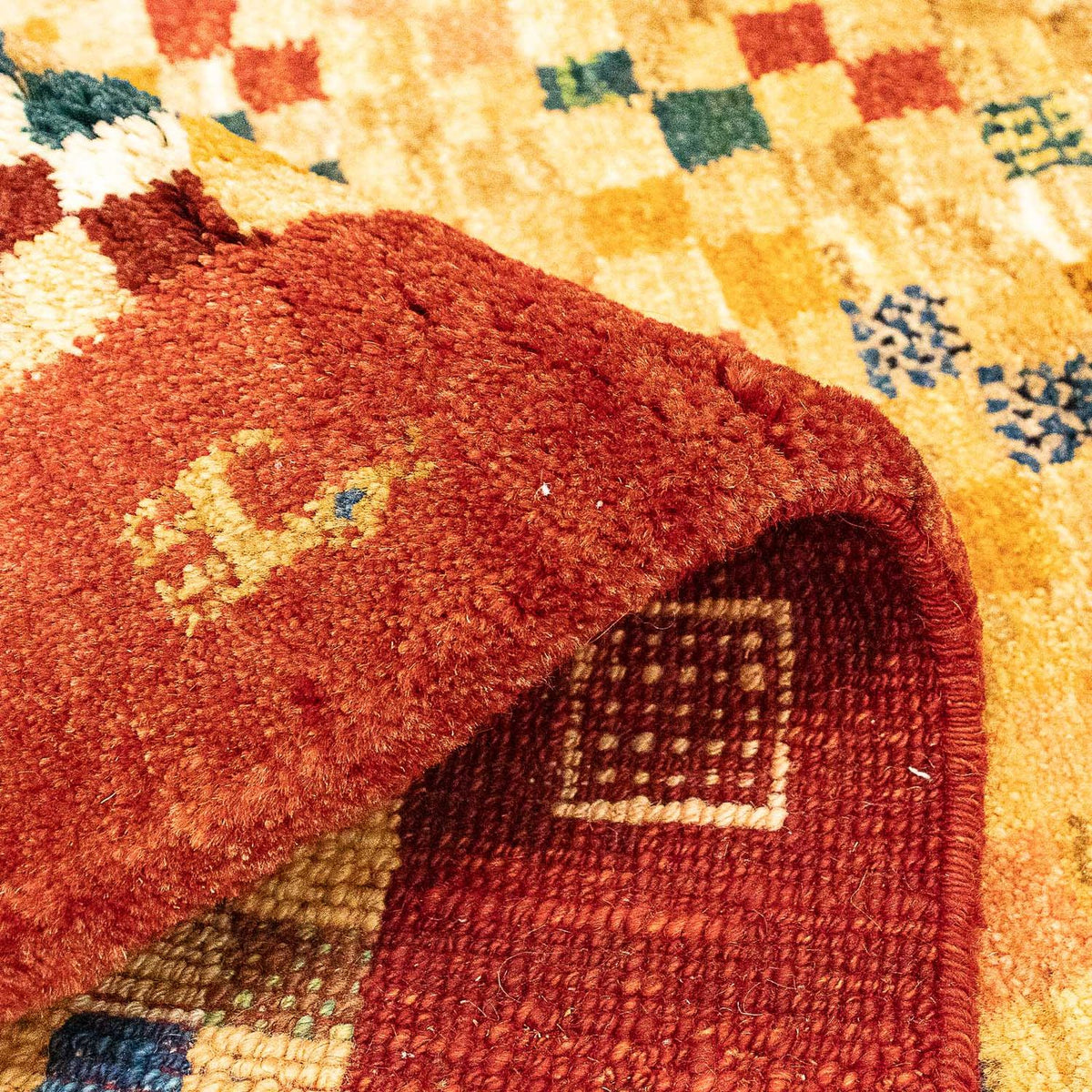 Tapis Gabbeh - Persan - 139 x 78 cm - beige