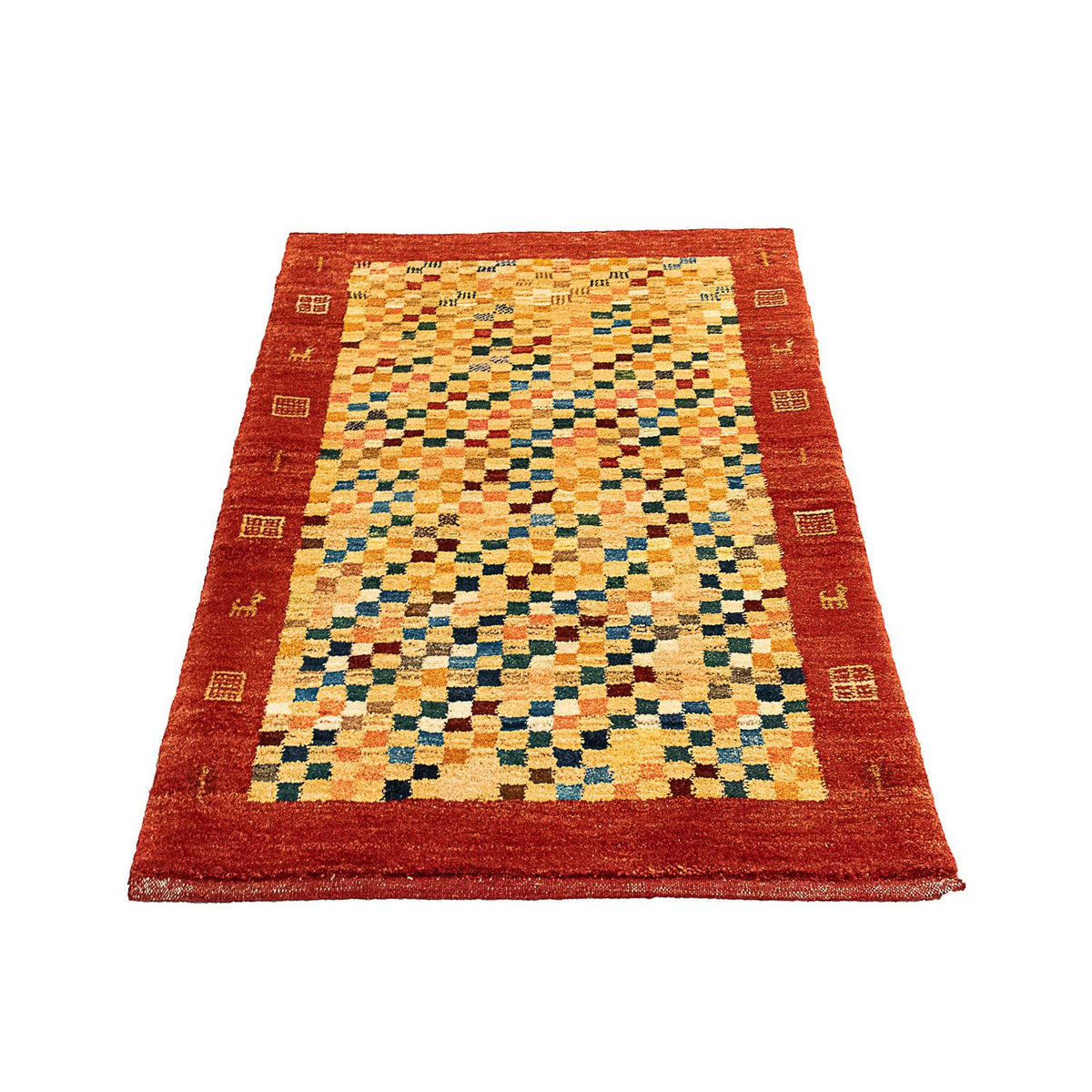 Tapis Gabbeh - Persan - 139 x 78 cm - beige