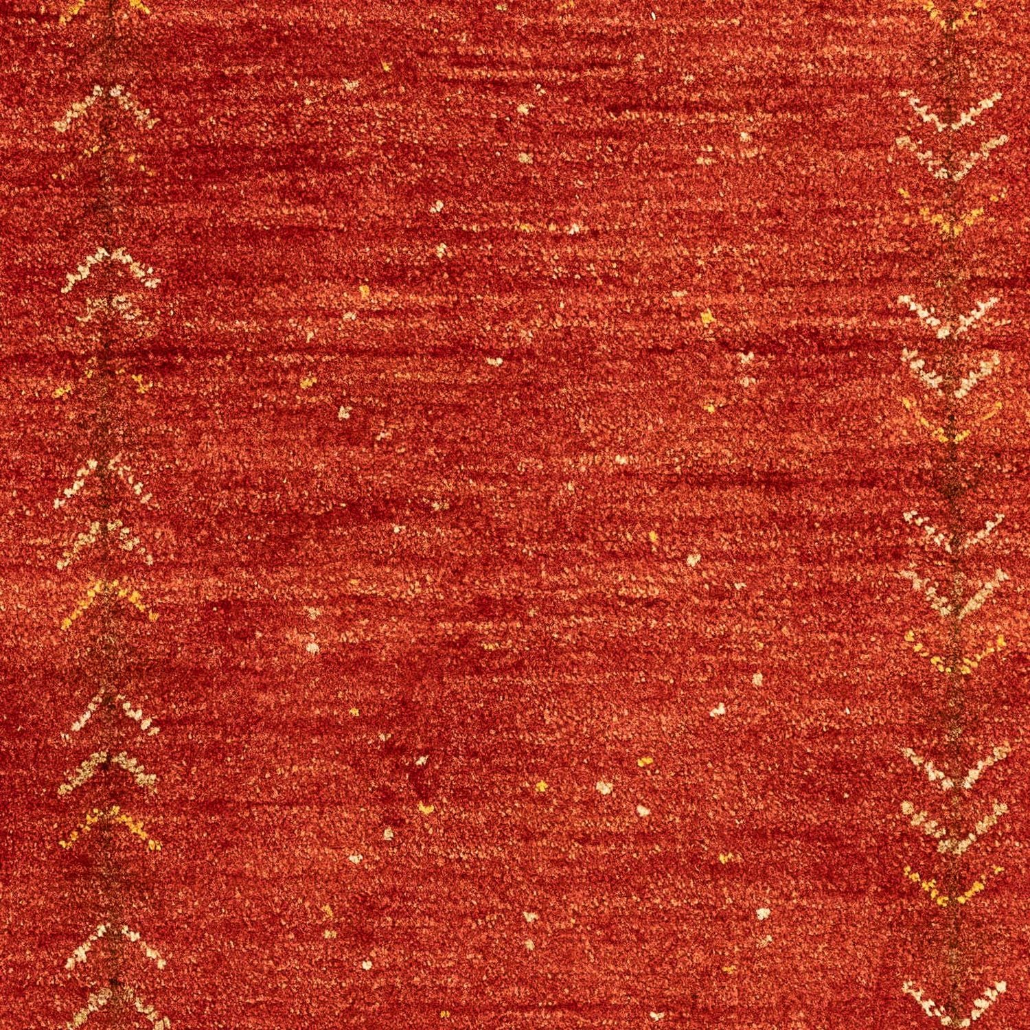 Tapis Gabbeh - Persan - 137 x 75 cm - rouge foncé