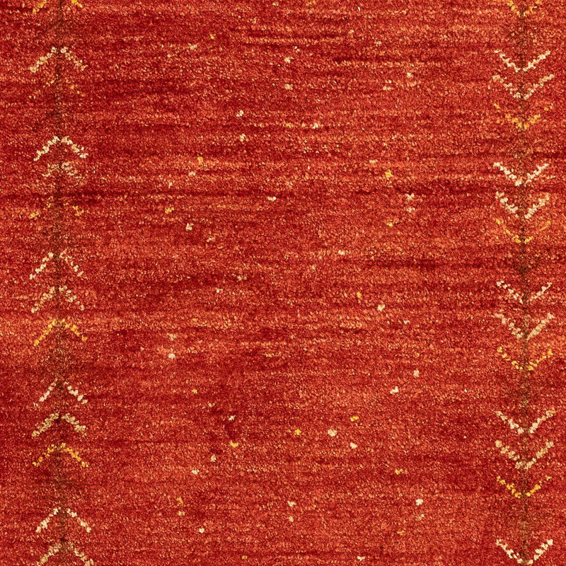 Tapis Gabbeh - Persan - 137 x 75 cm - rouge foncé