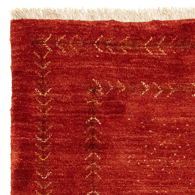 Tapis Gabbeh - Persan - 137 x 75 cm - rouge foncé