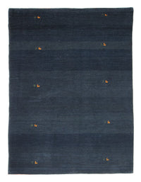 Tapis Gabbeh - Persan - 227 x 175 cm - bleu foncé