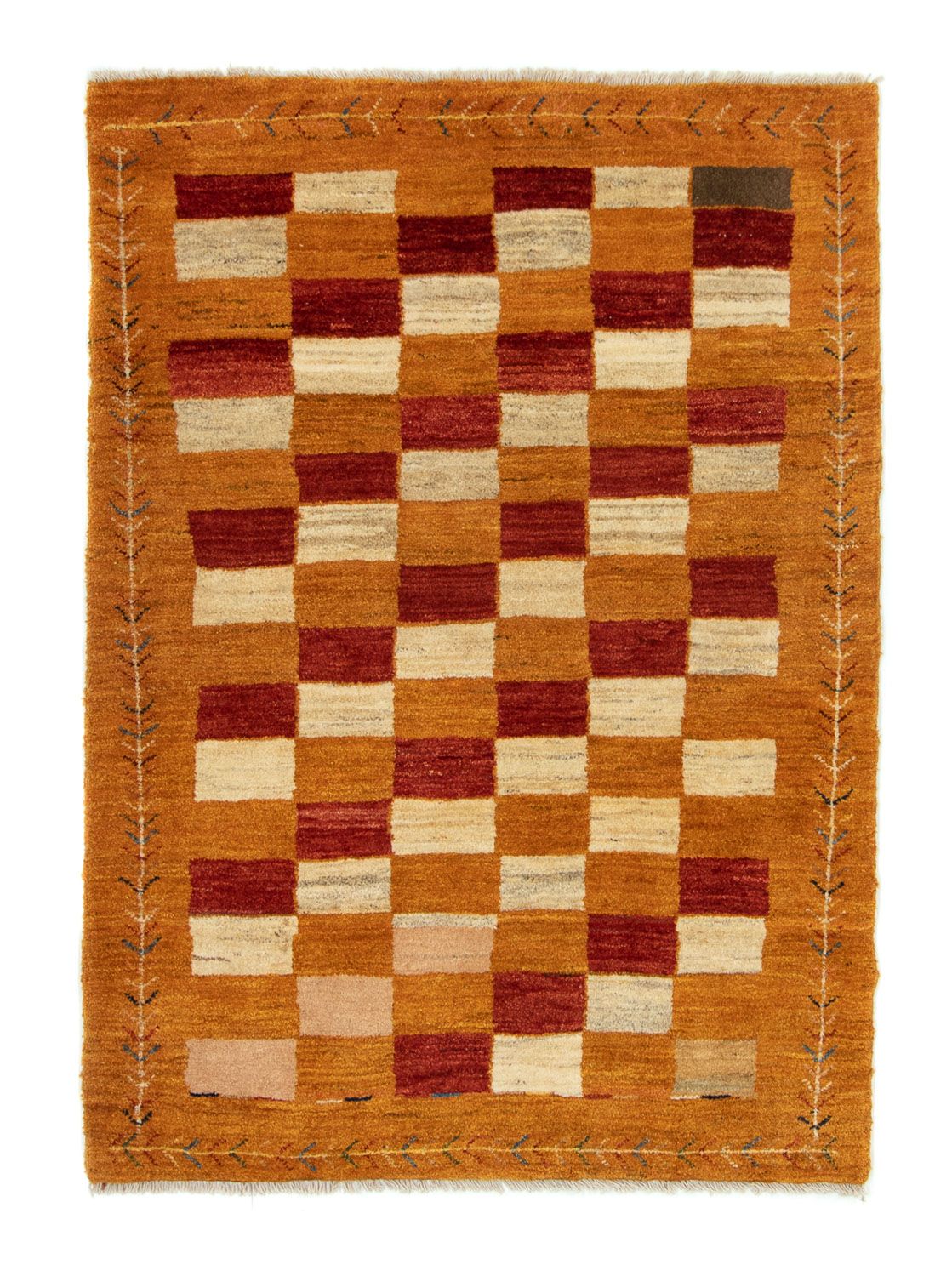 Tapis Gabbeh - Persan - 146 x 103 cm - multicolore