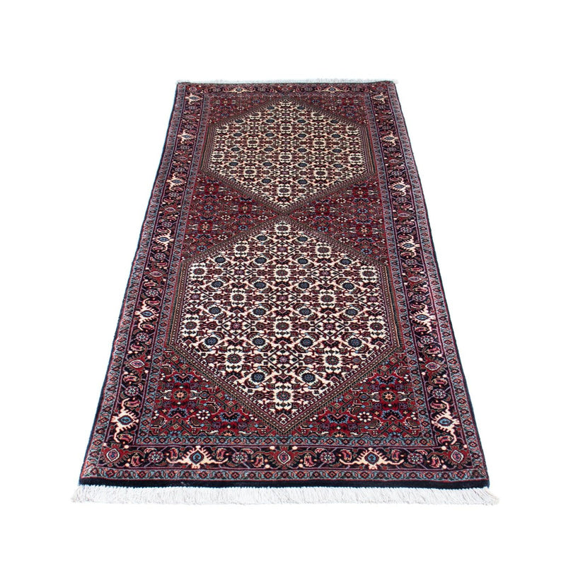 Tapis de couloir Tapis persan - Bidjar - 198 x 73 cm - beige