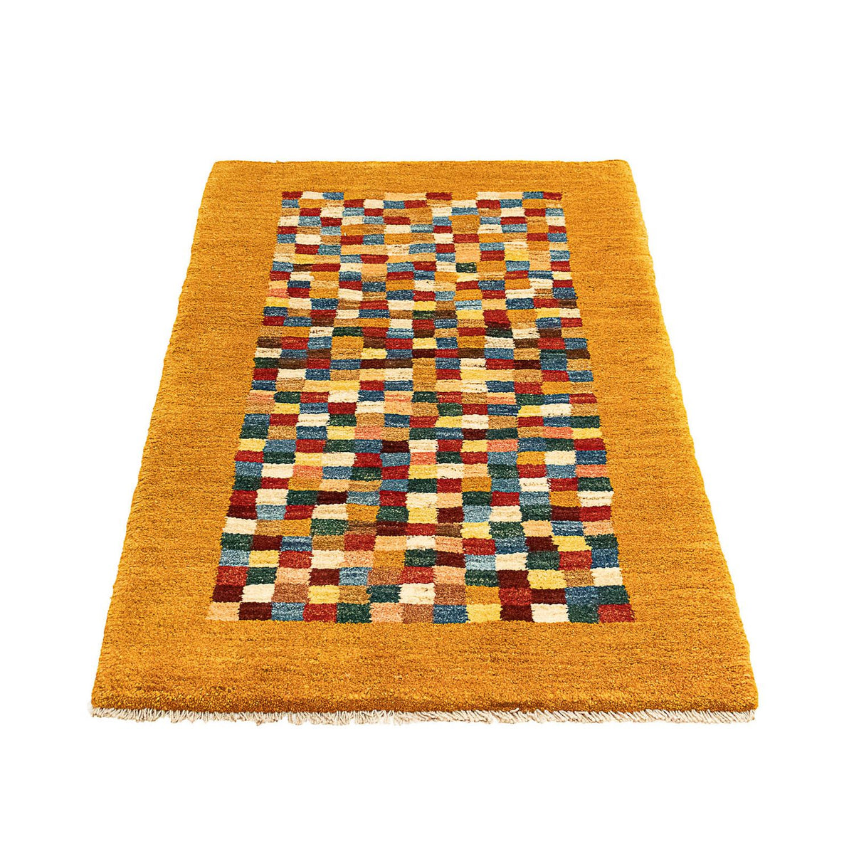 Tapis Gabbeh - Persan - 137 x 73 cm - marron