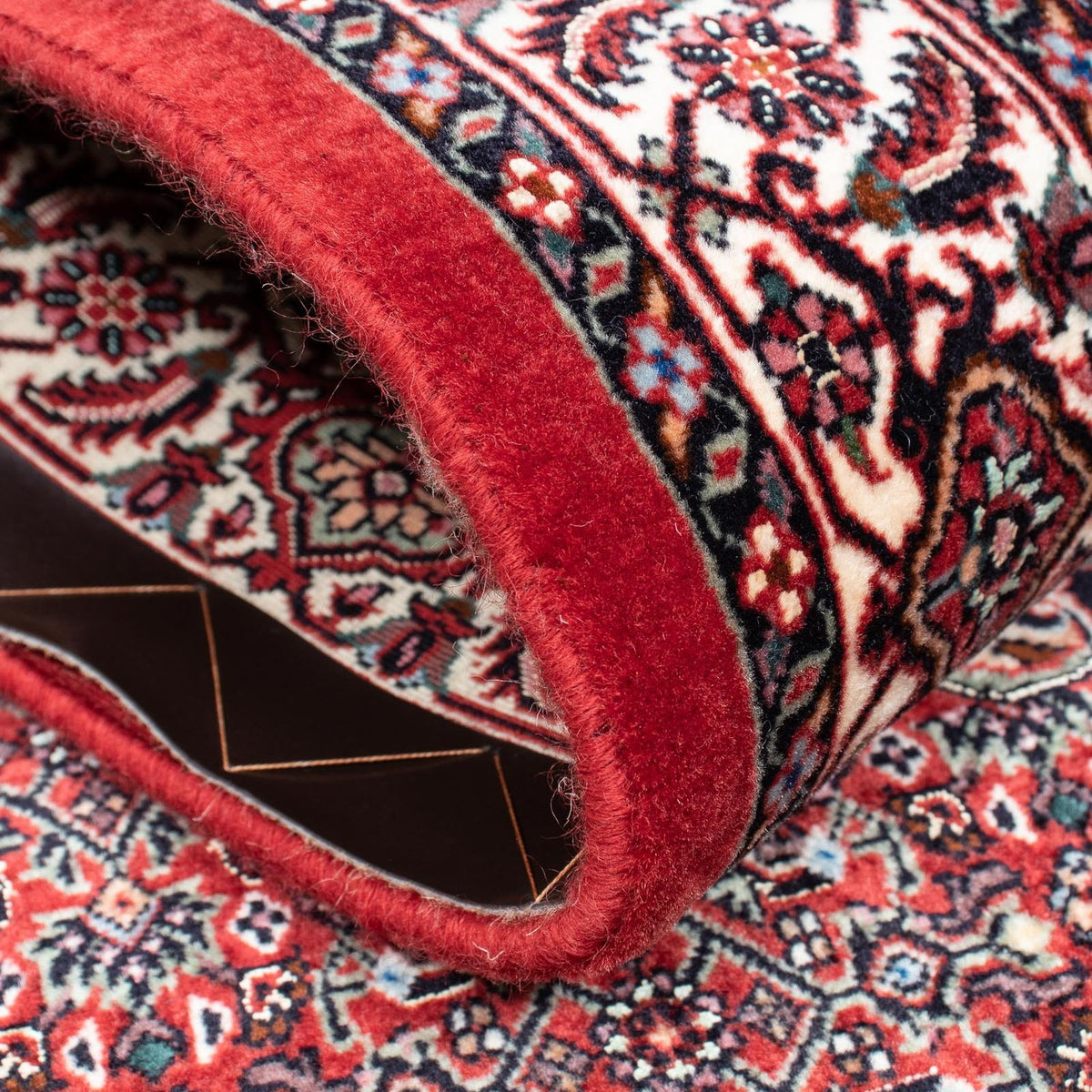 Tapis de couloir Tapis persan - Bidjar - 203 x 100 cm - rouge