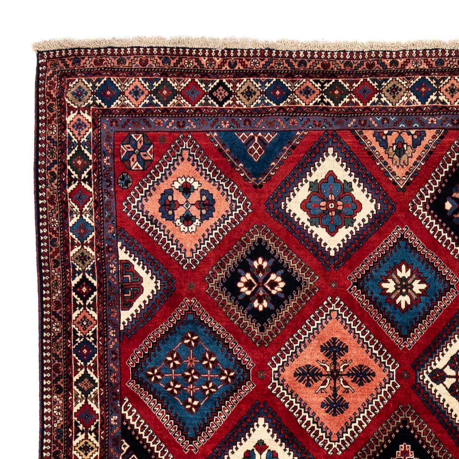 Tapis persan - Nomadic - 290 x 252 cm - rouge foncé