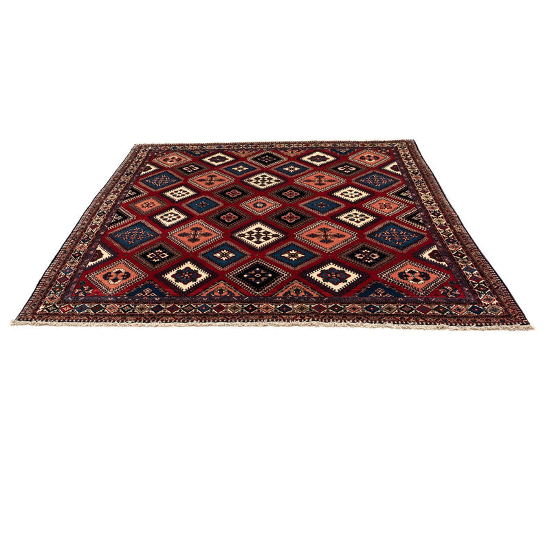 Tapis persan - Nomadic - 290 x 252 cm - rouge foncé