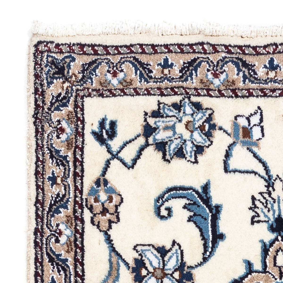 Tapis persan - Nain - 138 x 67 cm - beige