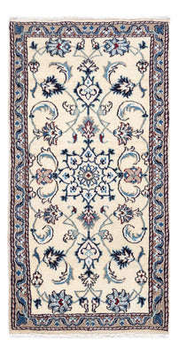 Tapis persan - Nain - 135 x 68 cm - beige