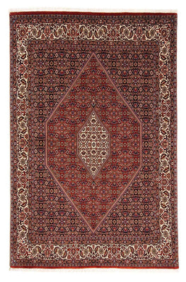 Tapis persan - Bidjar - 241 x 170 cm - rouge foncé