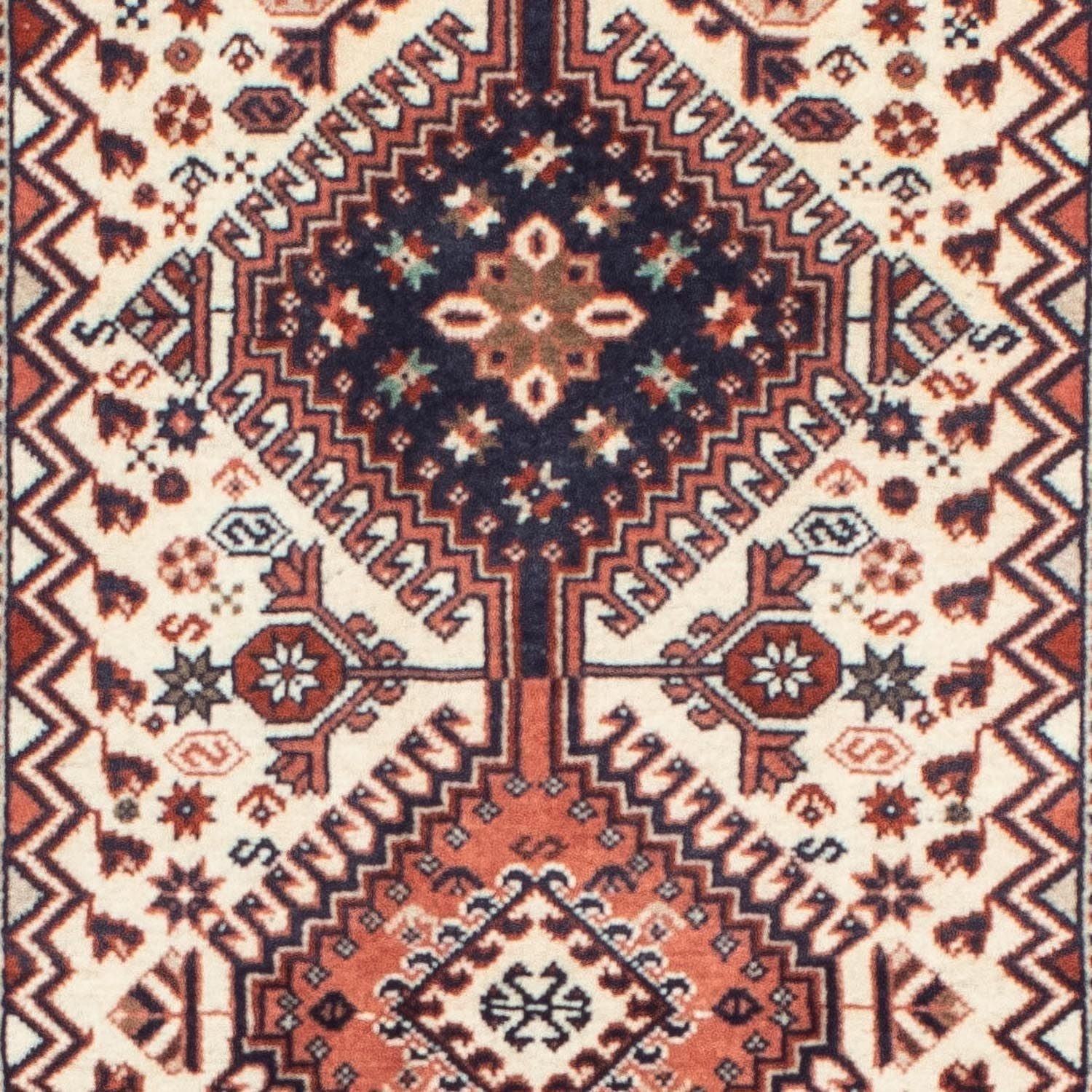 Tapis de couloir Tapis persan - Nomadic - 200 x 80 cm - beige